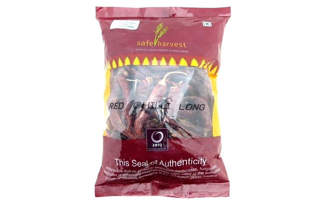 Safe Harvest Red Chilli Long    Pack  200 grams